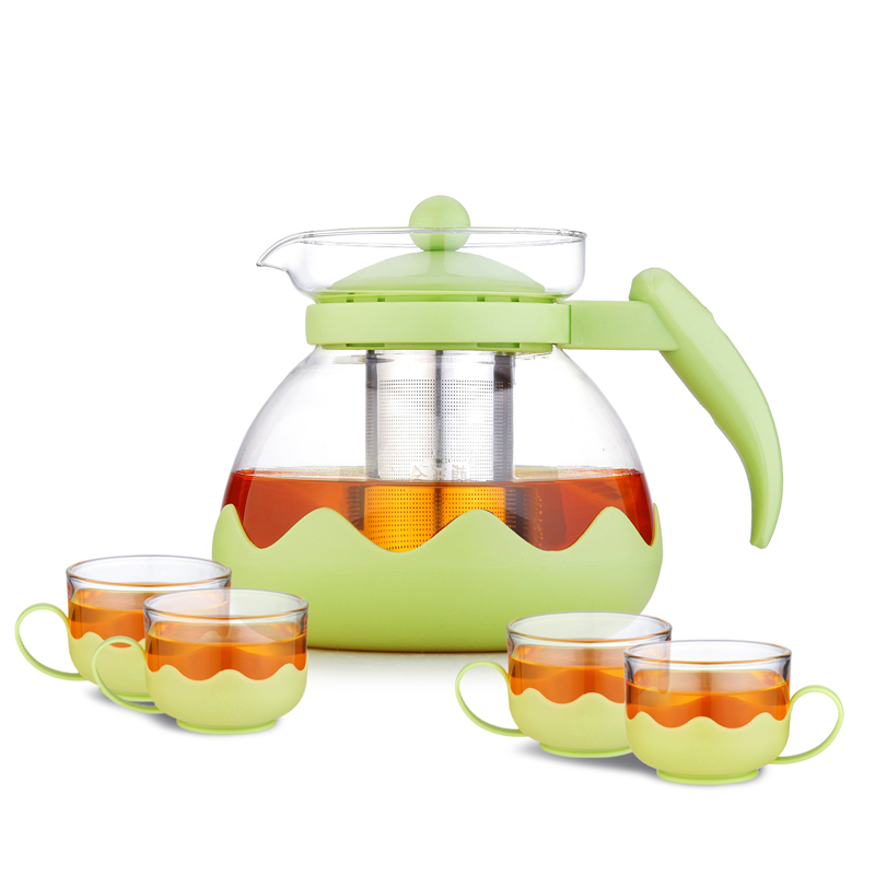 金玉兰玻璃茶具套装