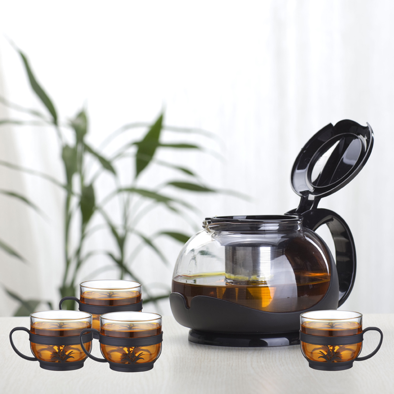 金玉兰玻璃茶具套装